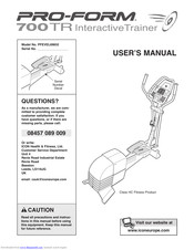 ProForm PFEVEL69832 Manual