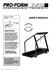 Pro-Form PFTL35060 Manual