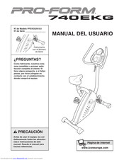 Pro-Form 740 Ekg Bike Manual Del Usuario
