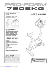 ProForm PFEVEX3915.0 User Manual