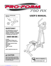 ProForm PFEVEL34021 Manual