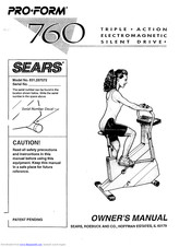 Pro-Form 760 Crosstrainer Treadmill Manual