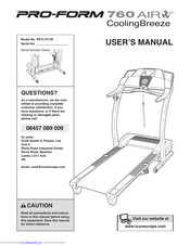 ProForm 760 Air Treadmill User Manual