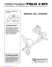 ProForm PFEVEX61040 Manual Del Usuario