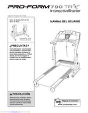 Pro-Form 790cd Treadmill Manual Del Usuario