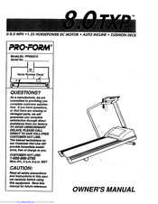 Pro-Form PF080010 Manual