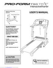 Pro-Form 790tr Treadmill User Manual