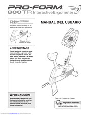 Pro-Form PFEVEX69831 Manual Del Usuario