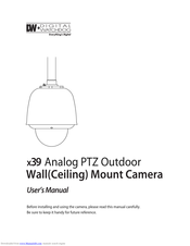 Digital Watchdog PTZ39X User Manual