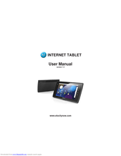 eLocity A7 Internet Tablet User Manual