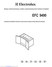 Electrolux EFC 9490 Operating And Installation Instructions