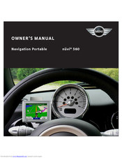 GARMIN MINI Cooper nuvi 360 Owner's Manual
