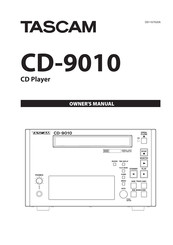 Tascam CD-9010 Owner's Manual