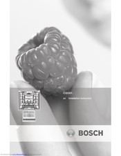 BOSCH CIB36P Series Installation Instructions Manual