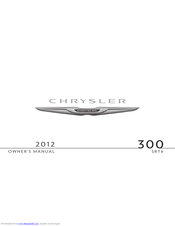 Chrysler 2012 300 SRT 8 Owner's Manual