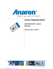 Anaren A8520E24A91GM User Manual