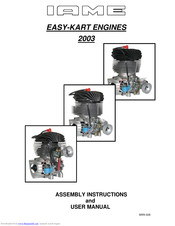 Iame EASY-KART 2003 Assembly Instructions And User's Manual