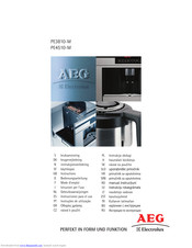 AEG Electrolux PE3810-M Instructions Manual
