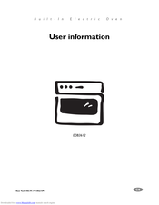 Electrolux EOB3612 User Information