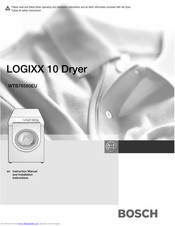 BOSCH LOGIXX 10 Installation And Instruction Manual