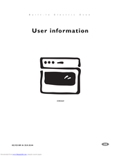 Electrolux EOB3660 User Information