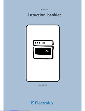 Electrolux EOB 395 Instruction Booklet