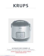 Krups 3.2l Instructions For Use Manual