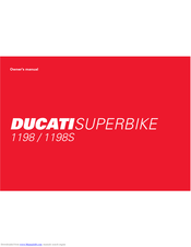 DUCATI SUPERBIKE 1198S Owner's Manual