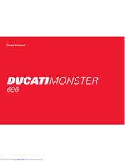 Ducati MONSTER 696 Owner's Manual