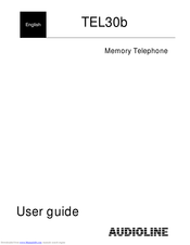 AUDIOLINE TEL 30B User Manual