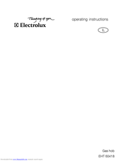 Electrolux EHT 70838 Operating Instructions Manual