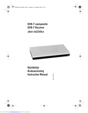 DORO IRD230TCX Instruction Manual