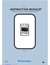 Electrolux EK 5701 Instruction Booklet