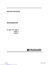 FRIGIDAIRE R 1520 Instruction Book