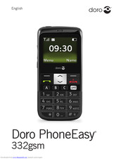 DORO PHONEEASY 332GSM Manual