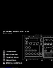 CAKEWALK Sonar V-STUDIO 100 Getting Started Manual
