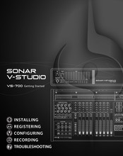 CAKEWALK Sonar V-STUDIO VS-700 Getting Started Manual