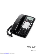 DORO AUB 300 Manual