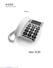 DORO 313C Manual