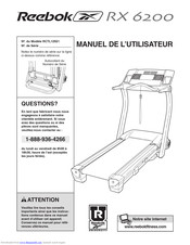 Reebok Rx 6200 Treadmill Manuel De L'utilisateur