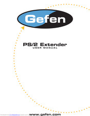 GEFEN PS/2 EXTENDER User Manual