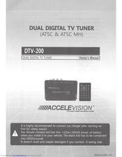 AcceleVision DTV-200 Owner's Manual