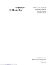 Electrolux EKM 6035 Instruction Booklet