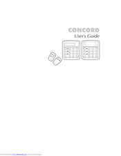 GE SECURITY CONCORD User Manual