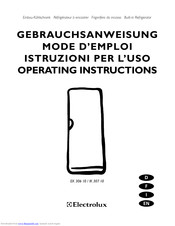 Electrolux IK 307 10 Operating Insructions