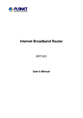 Planet XRT-501 User Manual