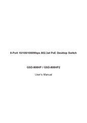 Planet GSD-808HP2 User Manual