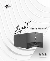 MGE UPS Systems Esprit User Manual