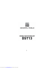 GENERAL MOBILE DST13 User Manual
