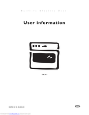 Electrolux EOB 2613 User Information